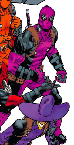 purple Deadpool costume