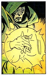 the intertwined fingers of Doctor Doom