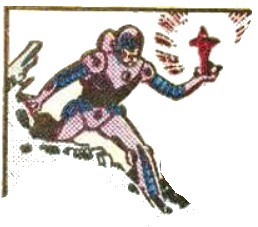 the collector trying to abandon his damaged ship